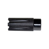 TACPOOL Competition Grade Muzzle Brake Recoil Compensator with Black Knurled Phosphate finish