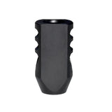 Competition Grade Muzzle Brake Recoil Compensator For .450 Bushmaster or Bull Barrel, 11/16"x24 Thread, Steel With Black Phosphate Finish