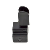 High Profile Flip-up Front Backup Sight For Mounting on Low Profile Gas Block - Aluminum - Black