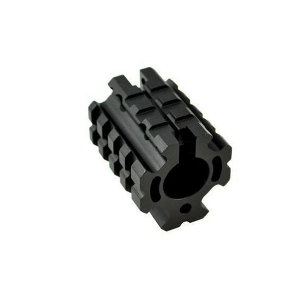 TACPOOL AR-15 Low Profile 0.750" Quad Railed Gas Block with Pin for .223