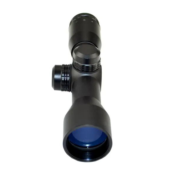 Kexuan 4x32mm Compact Scope With Rangefinder Reticle and 1" Scope Rings For Picatinny Rails