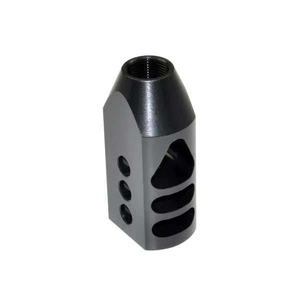 49/64x20 Muzzle Brake For .50 Beowulf, Steel, Black