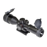 Eastvale 2.5-10x40 40mm Compact Rifle Scope W/ Mount Included, Red/green/black Mil-dot Reticle