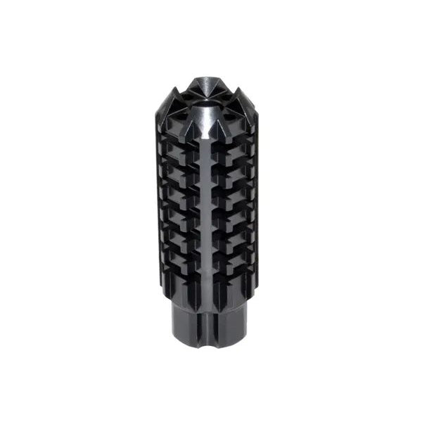 Competition Grade Muzzle Brake Recoil Compensator For AR-15 .223/5.56 Nato, 1/2"x28 Thread, Steel With Black Phosphate Finish