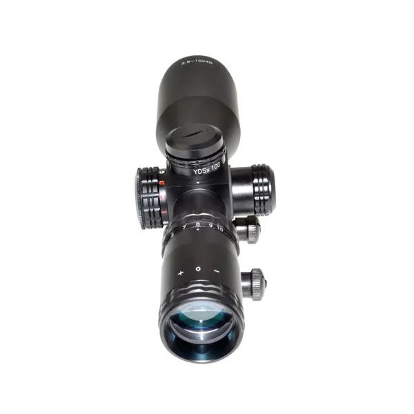 Eastvale 2.5-10x40 40mm Compact Rifle Scope W/ Mount Included, Red/green/black Mil-dot Reticle