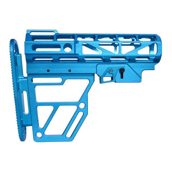 TACPOOL Super Light-Weighted Skeletonized 223/5.56/308 Mil Spec Buttstock, Anodized Aluminum